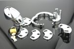 Adjustable Ring Size Stainless Steel Male Chastity With Penis Lock Torture Cb Jj Bird Cock Cage Fun Sex Toys Cb019 - 2