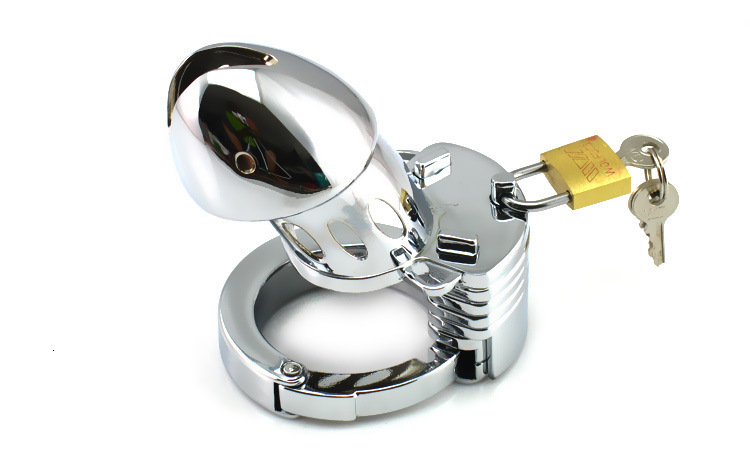 Adjustable Stainless Steel Male Chastity Cage With Penis Lock Bird Cock Style Fun Adult Sex Toy Cb019 - 7