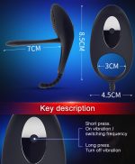 Penis Vibration Ring Cock Prostata Massage Delay Ejaculation Clitoris Stimulator Anal Beads Panties Sex Toys For Couples - 6