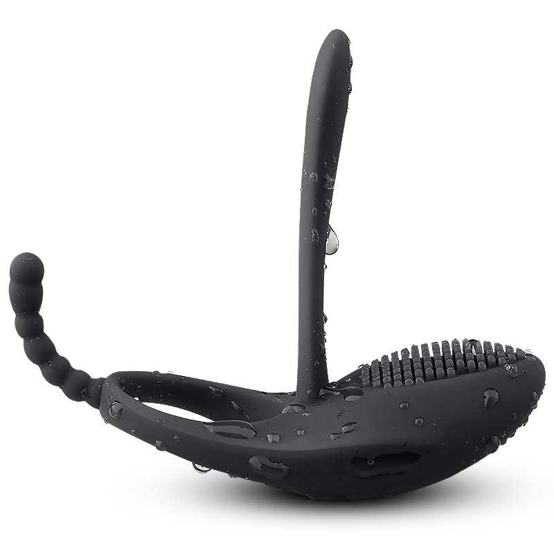 Vibrating Penis Ring Prostate Massager Delay Ejaculation Clitoris Stimulator Anal Beads In Panties Adult Sex Toy For Couples - 13