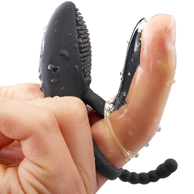 Vibrating Penis Ring Prostate Massager Delay Ejaculation Clitoris Stimulator Anal Beads In Panties Adult Sex Toy For Couples - 9