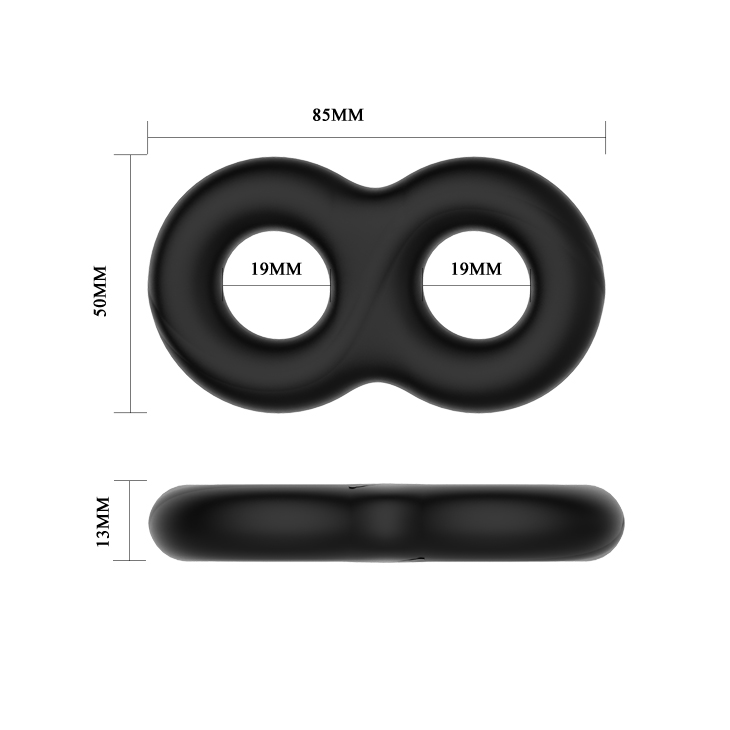 Dual Cock Rings For Prolonged Erections Enhanced Stimulation Delayed Ejaculation Mens Intimate Pleasure Sex Toy - 1