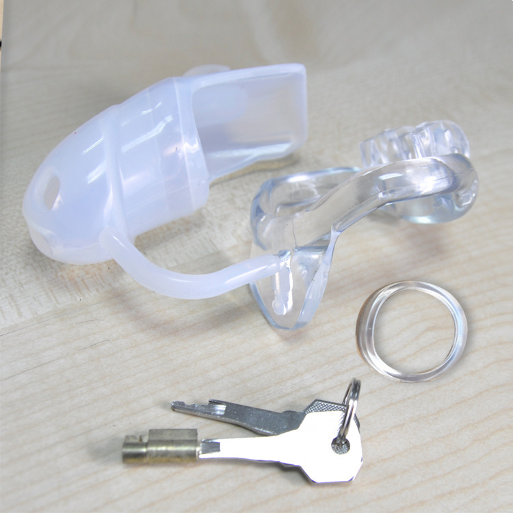 Silicone Male Chastity Cage Cb6000 Penis Lock Belt Mens Intimate Ring Sex Toy Device - 30