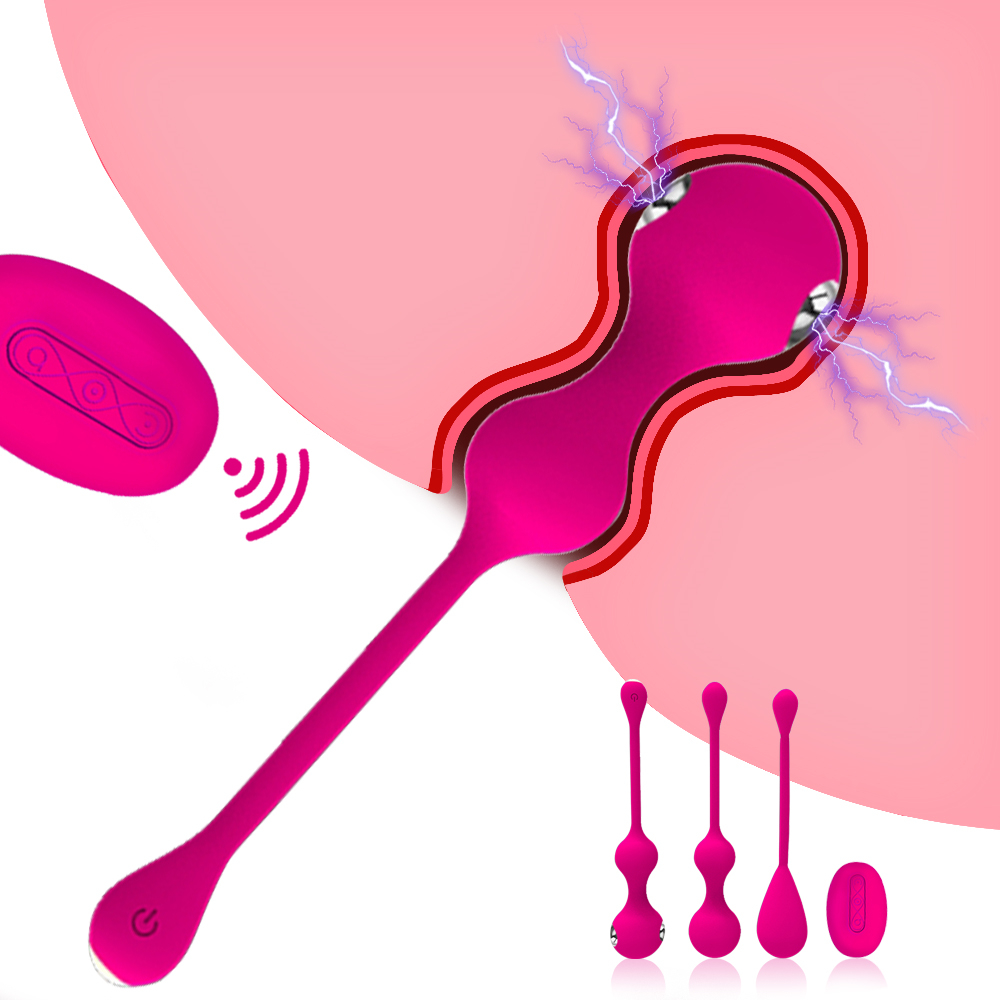 Wireless Remote Control Kegel Exercise Balls Electric Vagina Tightening Machine Geisha Ball Vibrator Female Intimate Pleasure Sex Toy - 1