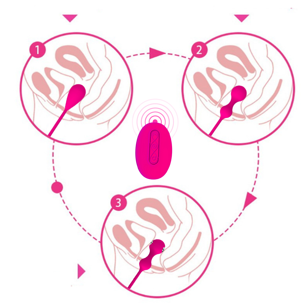Wireless Remote Control Kegel Exercise Balls Electric Vagina Tightening Machine Geisha Ball Vibrator Female Intimate Pleasure Sex Toy - 5