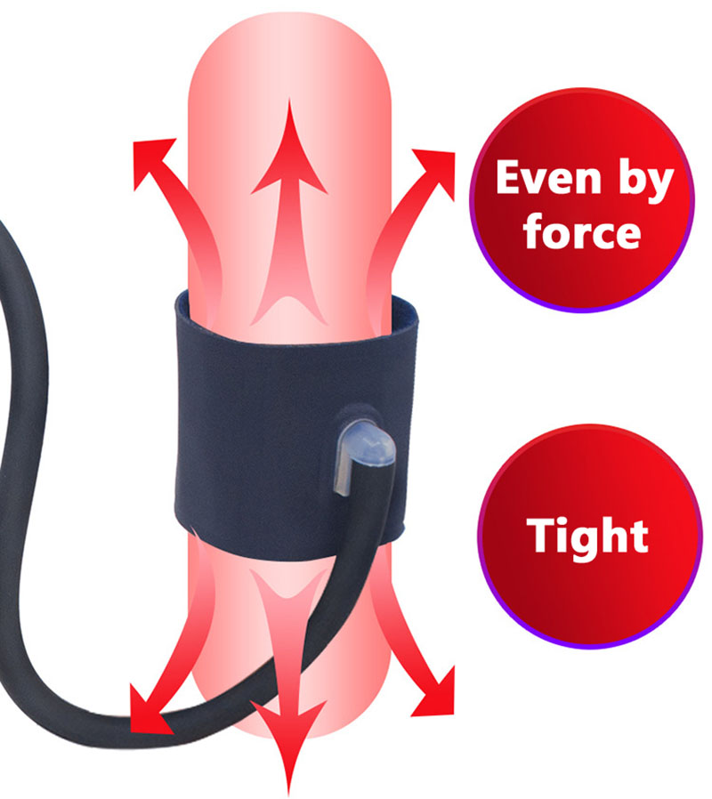 Inflatable Male Chastity Device Penis Ring Urethral Erection Enhancer Bdsm Adult Erotic Sex Toy - 4