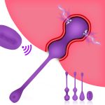 Wireless Remote Kegel Balls Vagina Exercise Machine Electric Shock Eggs Vibrator Geisha Ball Sex Toys For Women