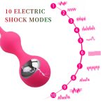 Wireless Remote Kegel Balls Vagina Exercise Machine Electric Shock Eggs Vibrator Geisha Ball Sex Toys For Women - 3