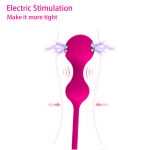 Wireless Remote Kegel Balls Vagina Exercise Machine Electric Shock Eggs Vibrator Geisha Ball Sex Toys For Women - 5