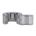 Gravity Stainless Steel Magnetic Lock Metal Scrotum Pendant Ball Stretcher Testis Weight Cock Ring Penis Sex Toys For Men - 3