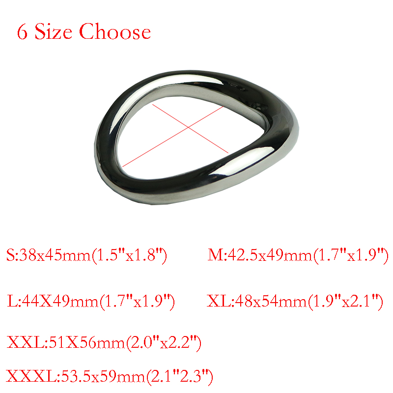 Stainless Steel Male Enhancement Ring Scrotum Stretcher Bondage Ball Delayed Ejaculation Aid Adult Pleasure Toy For Men - 4