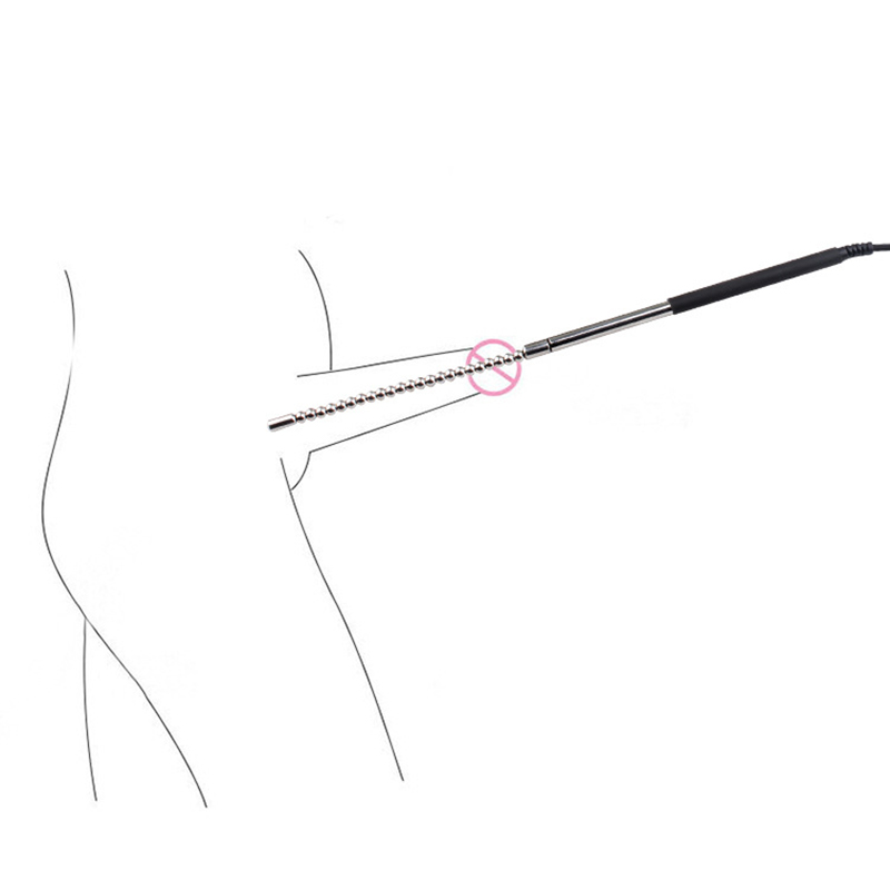 Stainless Steel Bipolar Electro Stimulation Urethral Plug For Men Metal Urethra Beads For Intimate Pleasure - 6