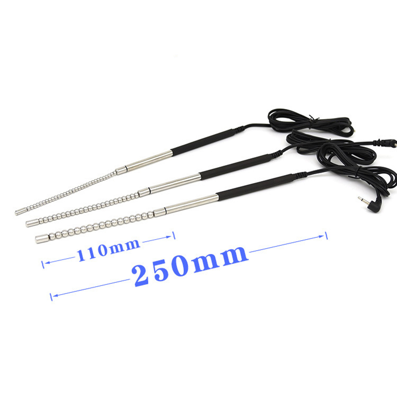 Stainless Steel Bipolar Electro Stimulation Urethral Plug For Men Metal Urethra Beads For Intimate Pleasure - 2