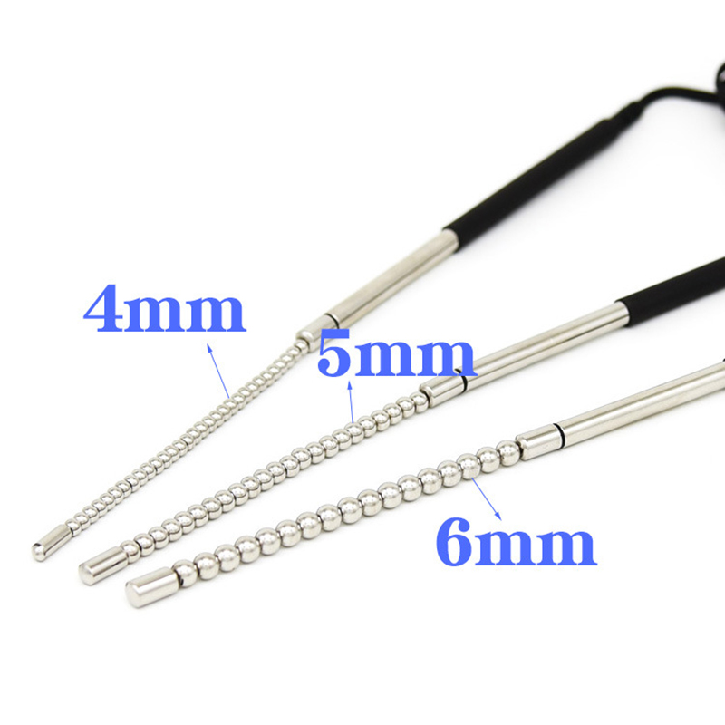 Stainless Steel Bipolar Electro Stimulation Urethral Plug For Men Metal Urethra Beads For Intimate Pleasure - 1
