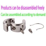 Stainless Steel Height Heavy Ball Stretcher Scrotum Bondage Training Bdsm Cock Ring Sex Toys For Men 300 400g - 4