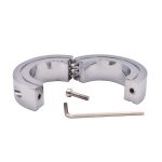 Stainless Steel Penis Ring Sex Delay Dick Stretcher Product Male Device Metal Screw Lock Semen Cock Cage Chastity Men Adult Toy - 3