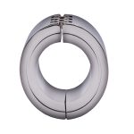 Stainless Steel Penis Ring Sex Delay Dick Stretcher Product Male Device Metal Screw Lock Semen Cock Cage Chastity Men Adult Toy - 2