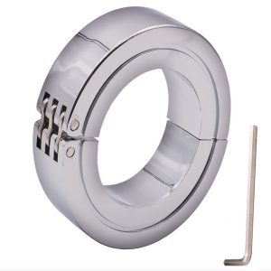 Stainless Steel Penis Ring Sex Delay Dick Stretcher Product Male Device Metal Screw Lock Semen Cock Cage Chastity Men Adult Toy