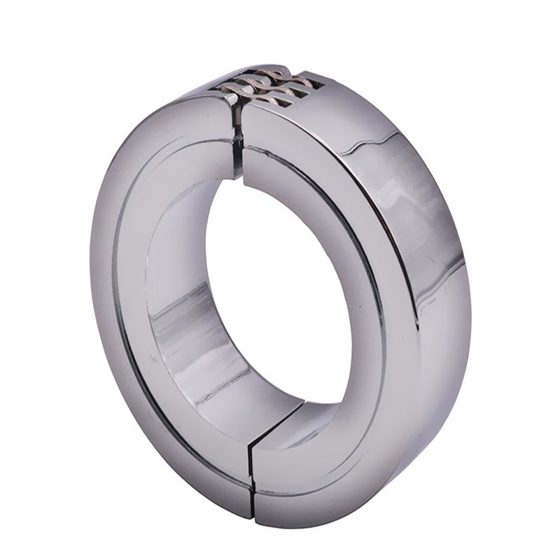 Stainless Steel Male Chastity Device Adult Toy Penis Ring Semen Lock Sex Delay Stretcher - 7