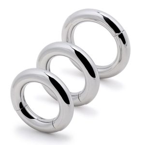 Stainless Steel Sex Delay Rings Ejaculation Prostate Dick Penis Ring Scrotum Magnetic Cock Toy For Men Cockring