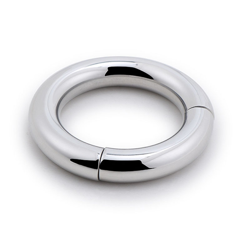 Stainless Steel Male Enhancement Magnetic Cockring Prostate Stimulating Delay Ring Ejaculation Control Sex Toy For Men - 3