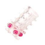 1pcs Penis Rings Condoms Beads Enlargement For Men Sleeve Rubber Sex Toys Adults Delayed Ejaculation Vagina Stimulator - 3