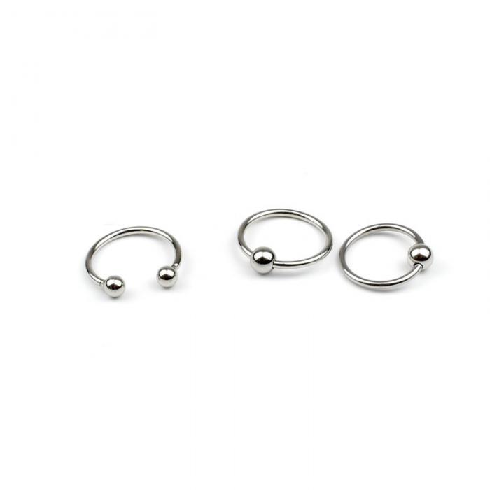 Stainless Steel Dual Ball Penis Ring For Enhanced Orgasm Male Sexual Enhancement Products - 5