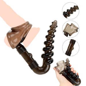 Silicone Anal Prostate Massager G Sex Toys Vibrator Cock Ring For Men & Masturbator Penis