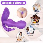 Vibrating Panties 10 Speed Double Head Wearable Dildo Vibrator Remote Control G Spot Clitoris Stimulator Sex Toy For Women - 5