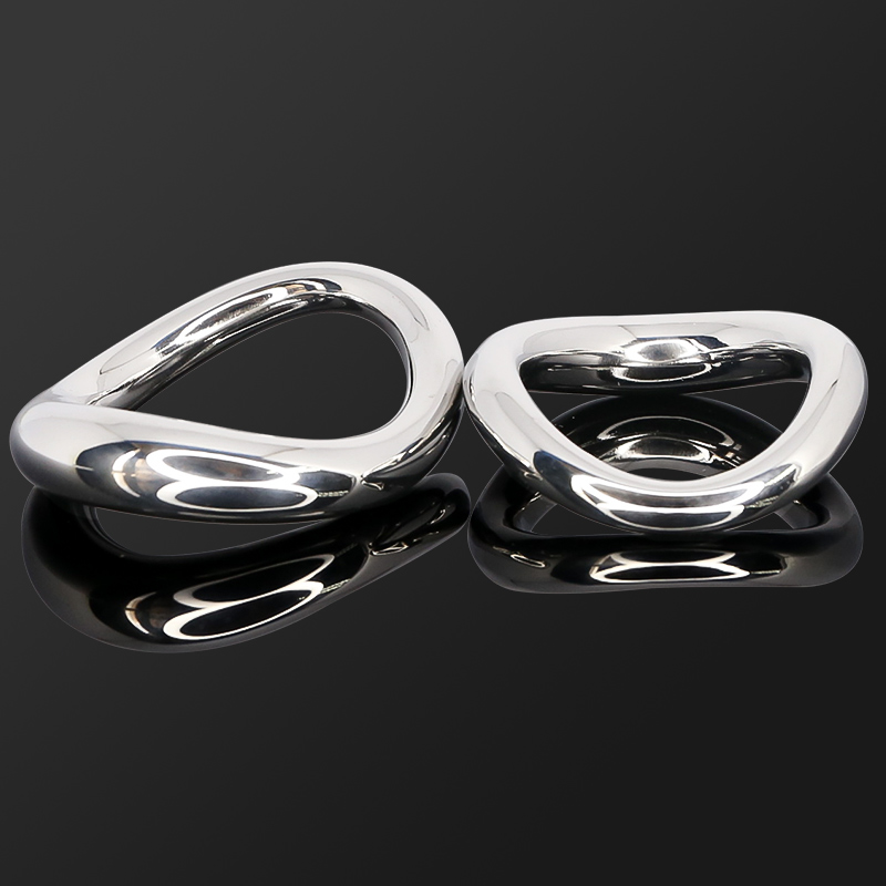 Stainless Steel Male Enhancement Ring Heavyduty Scrotum Bondage Lock Delay Ejaculation Bdsm Toy For Men - 6
