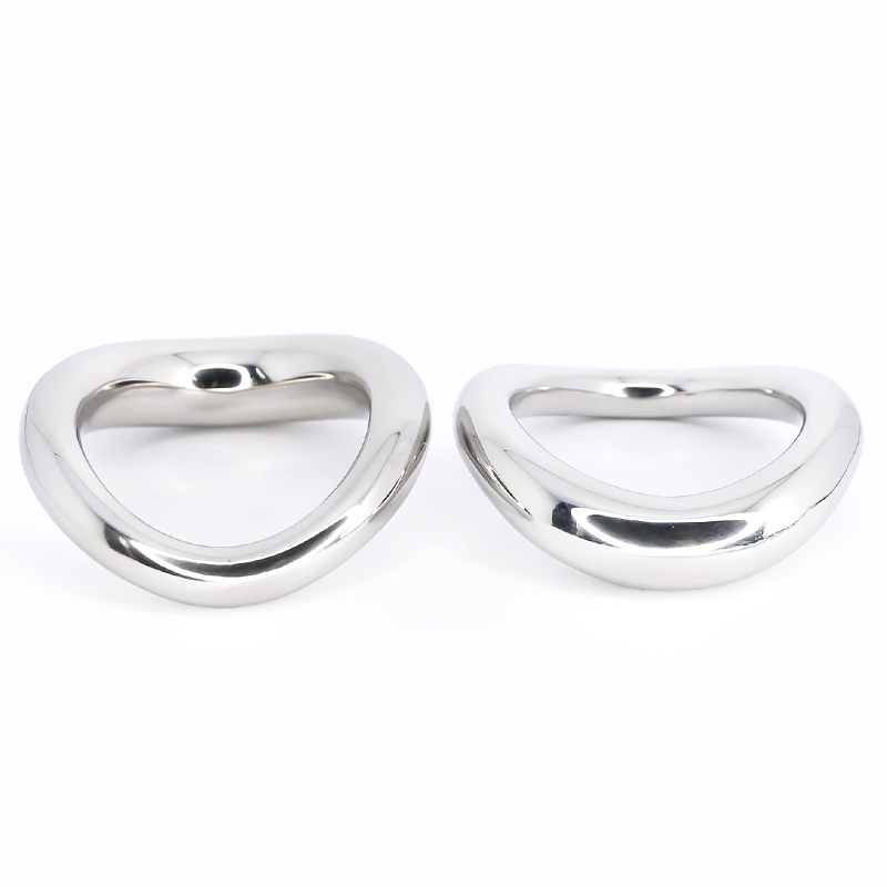Stainless Steel Male Enhancement Ring Heavyduty Scrotum Bondage Lock Delay Ejaculation Bdsm Toy For Men - 5