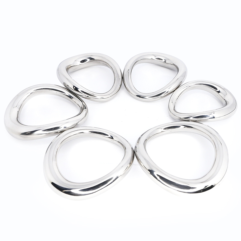 Stainless Steel Male Enhancement Ring Heavyduty Scrotum Bondage Lock Delay Ejaculation Bdsm Toy For Men - 3