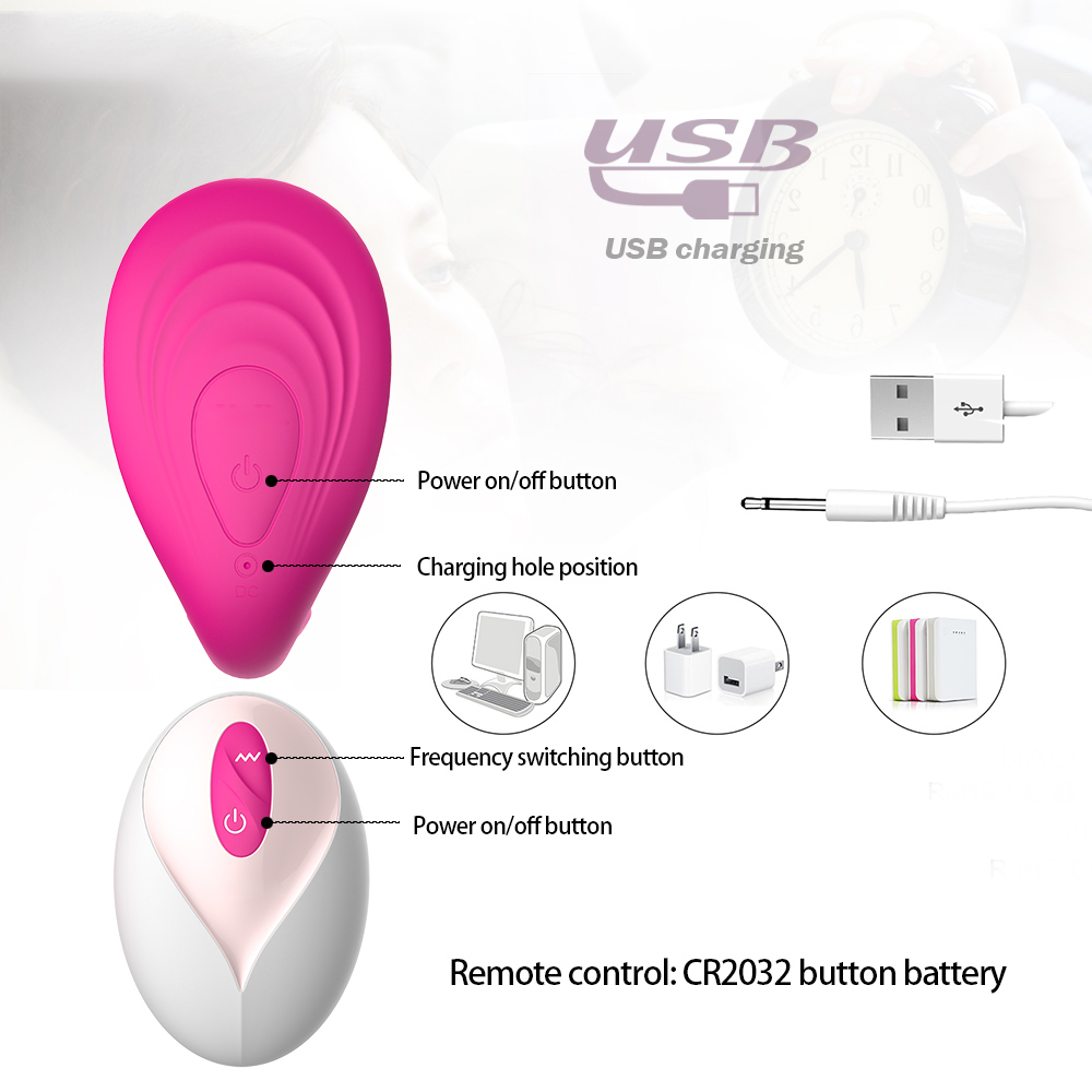 Wireless Remote Control Wearable Vibrating Panties Invisible Female Gspot Clitoral Vibrator Dildo Sex Toy Stimulator - 2