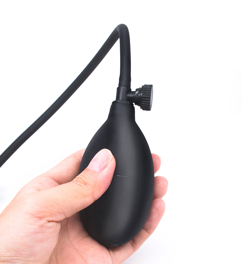 Inflatable Penis Pump Adjustable Cock Ring Erection Enhancer Testicle Rings Scrotum Sleeve Erotic Male Masturbation Sex Toys - 8