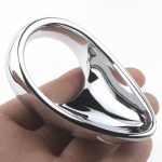 Licker Cock Ring Unique Shape Extra Stimulation Stainless Metal Penis Delay Ejaculation Bdsm Sex Toy Men - 5