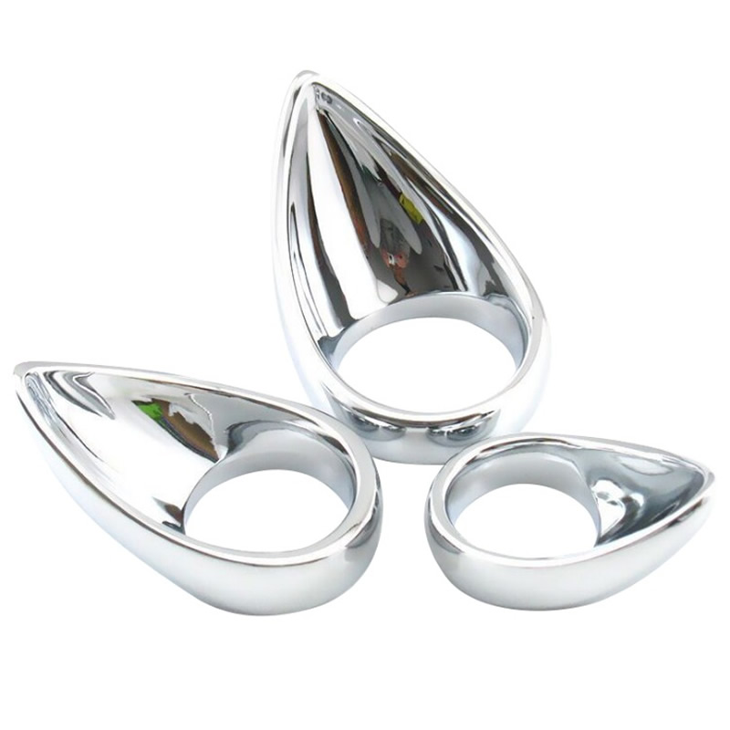 Stainless Steel Cock Ring Unique Design For Enhanced Stimulation Ejaculation Delay Bdsm Male Sex Toy - 5