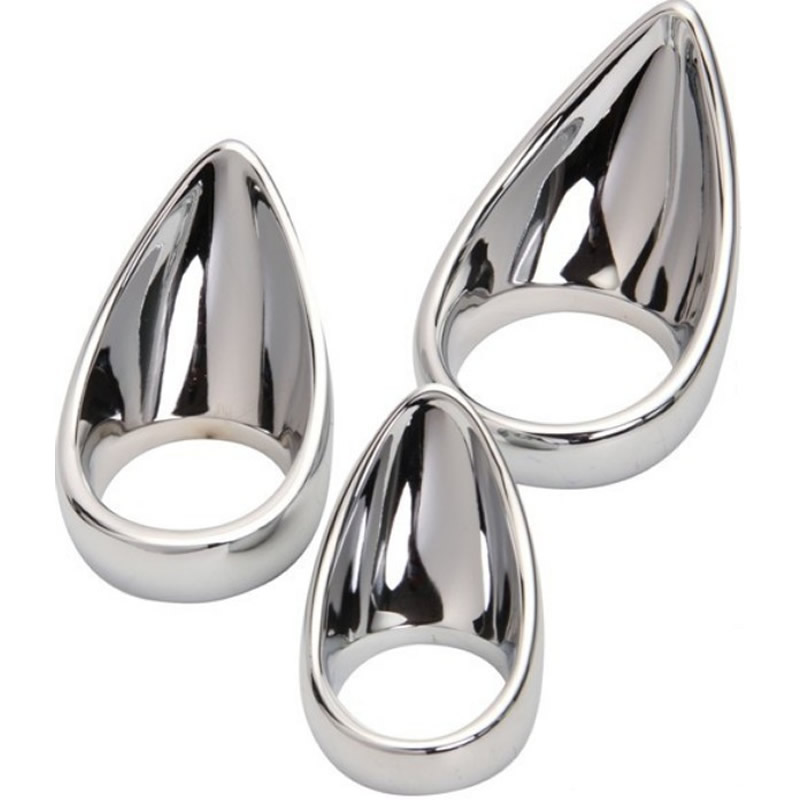 Stainless Steel Cock Ring Unique Design For Enhanced Stimulation Ejaculation Delay Bdsm Male Sex Toy - 4