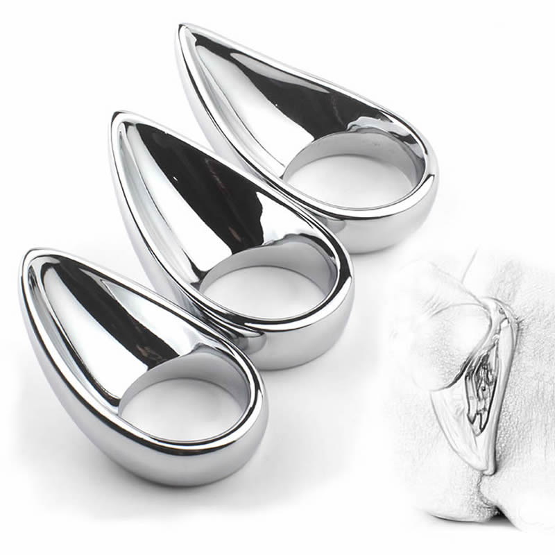 Stainless Steel Cock Ring Unique Design For Enhanced Stimulation Ejaculation Delay Bdsm Male Sex Toy - 2