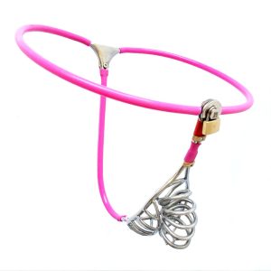 Invisible Male Chastity Belt Simple Men Device Breathable Cage With Scrotum Nest Full Adjustable For Man - 2