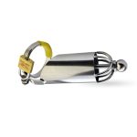Stainless Steel Male Chastity Cage With Urethral Catheter Virginity Lock Penis Cock Anti-masturbation Sex Machine - 2