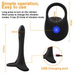Cock Rings Vibrator Penis Ring For Enlargement Cage Delay Ejaculation On Male Device Sex Toy Men - 6