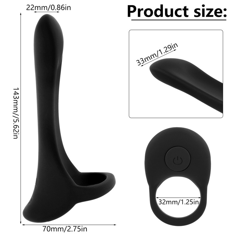 Male Enhancement Vibrating Cock Rings Penis Enlargement Device Delay Ejaculation Aid Mens Intimate Sex Toy - 10