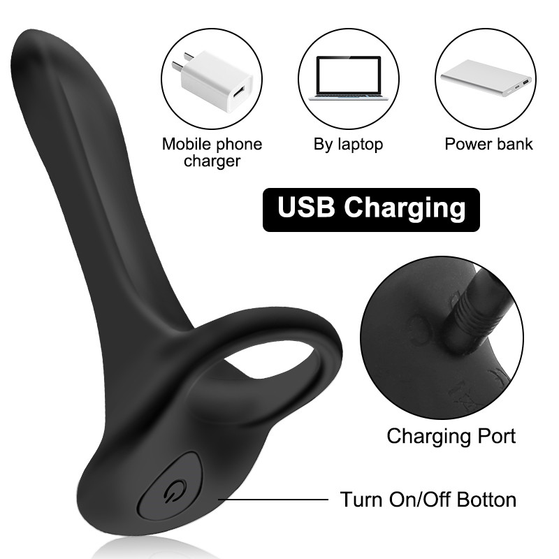 Male Enhancement Vibrating Cock Rings Penis Enlargement Device Delay Ejaculation Aid Mens Intimate Sex Toy - 8