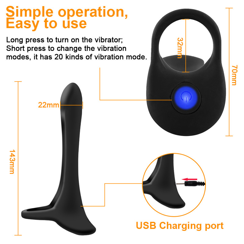 Male Enhancement Vibrating Cock Rings Penis Enlargement Device Delay Ejaculation Aid Mens Intimate Sex Toy - 7