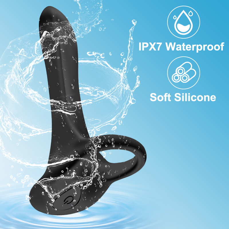 Male Enhancement Vibrating Cock Rings Penis Enlargement Device Delay Ejaculation Aid Mens Intimate Sex Toy - 3