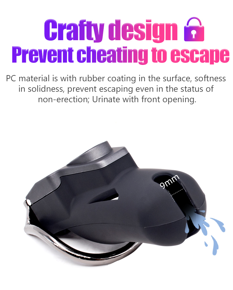 Qiui Cell Mate Chastity Cage Bluetooth Controlled Male Device With Cock Ring Virginity Maintaining Sex Toys For Men - 9