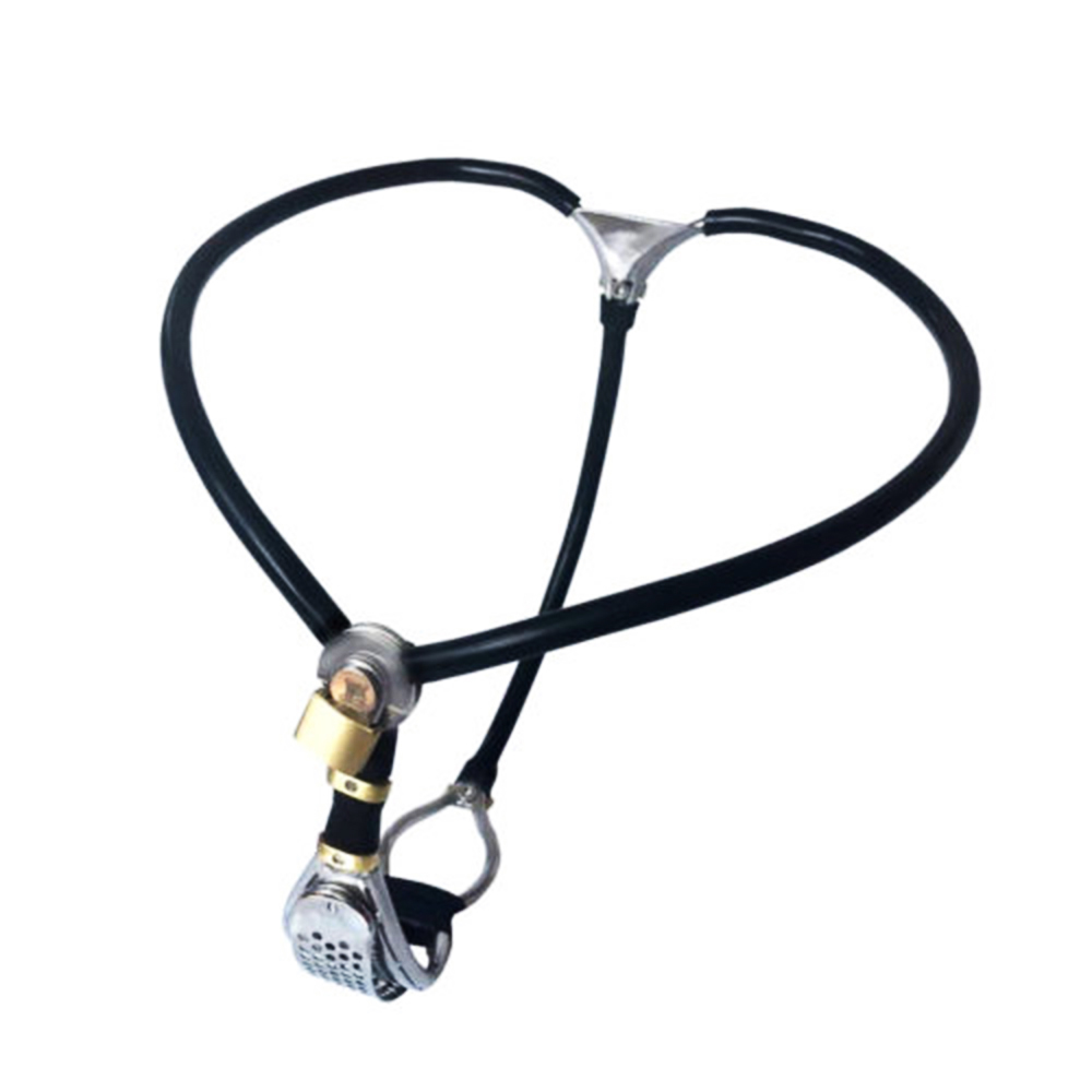 Manyjoy Adjustable Stainless Steel Female Chastity Belt Heartshaped Bdsm Bondage Lock Adult Intimate Toys With Plug Underwear - 3