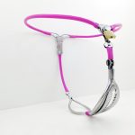 Female Chastity Belt Underwear Bdsm Bondage Metal Silicone Device Adult Game Cosplay Sex Toys For Woman Ball Stretcher