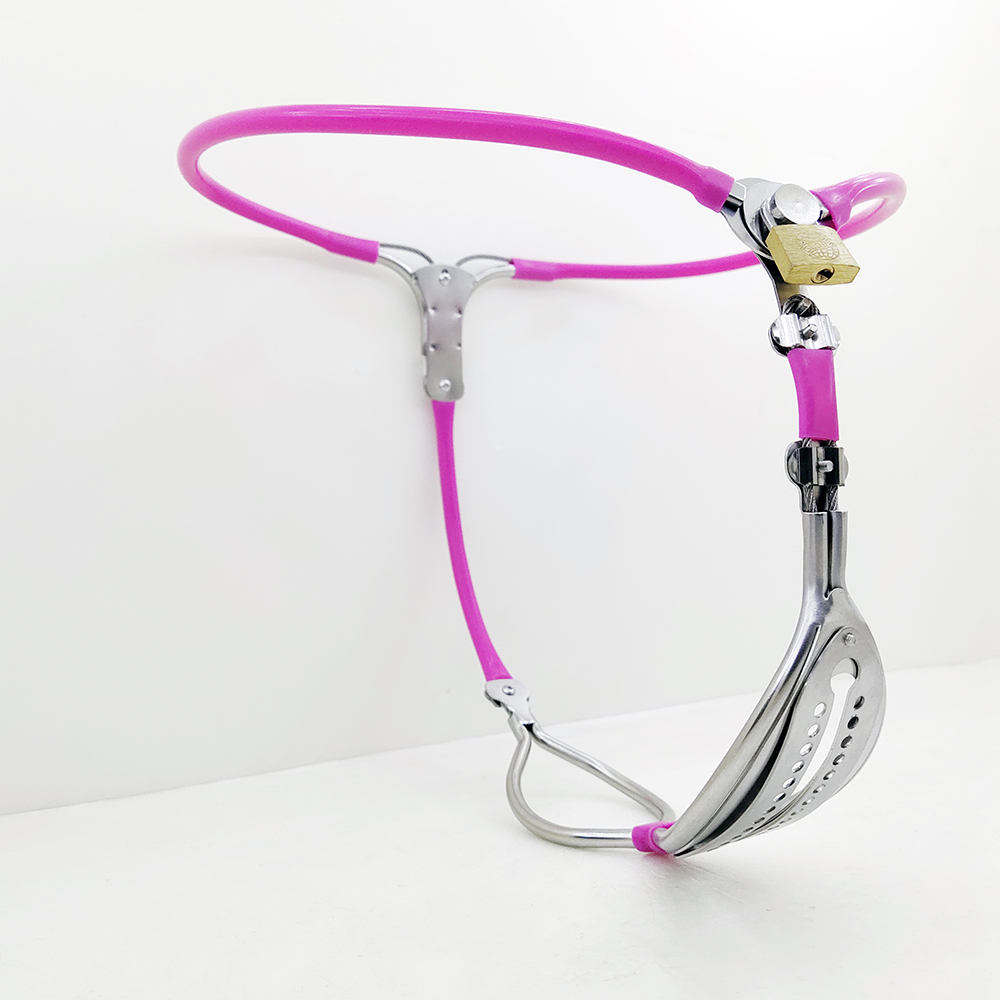 Womens Quality Silicone And Metal Bdsm Chastity Belt Adult Roleplay Cosplay Game Accessory - 1