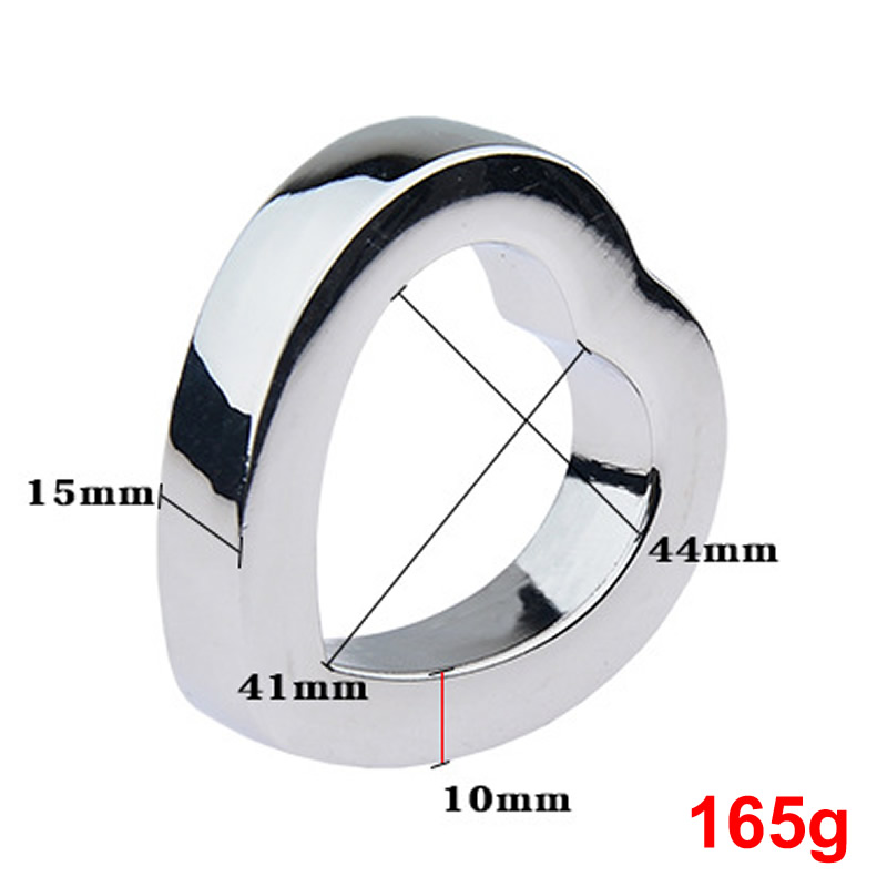 Stainless Steel Male Chastity Device Scrotum Pendant Delay Ejaculation Bdsm Sex Toy For Men - 6